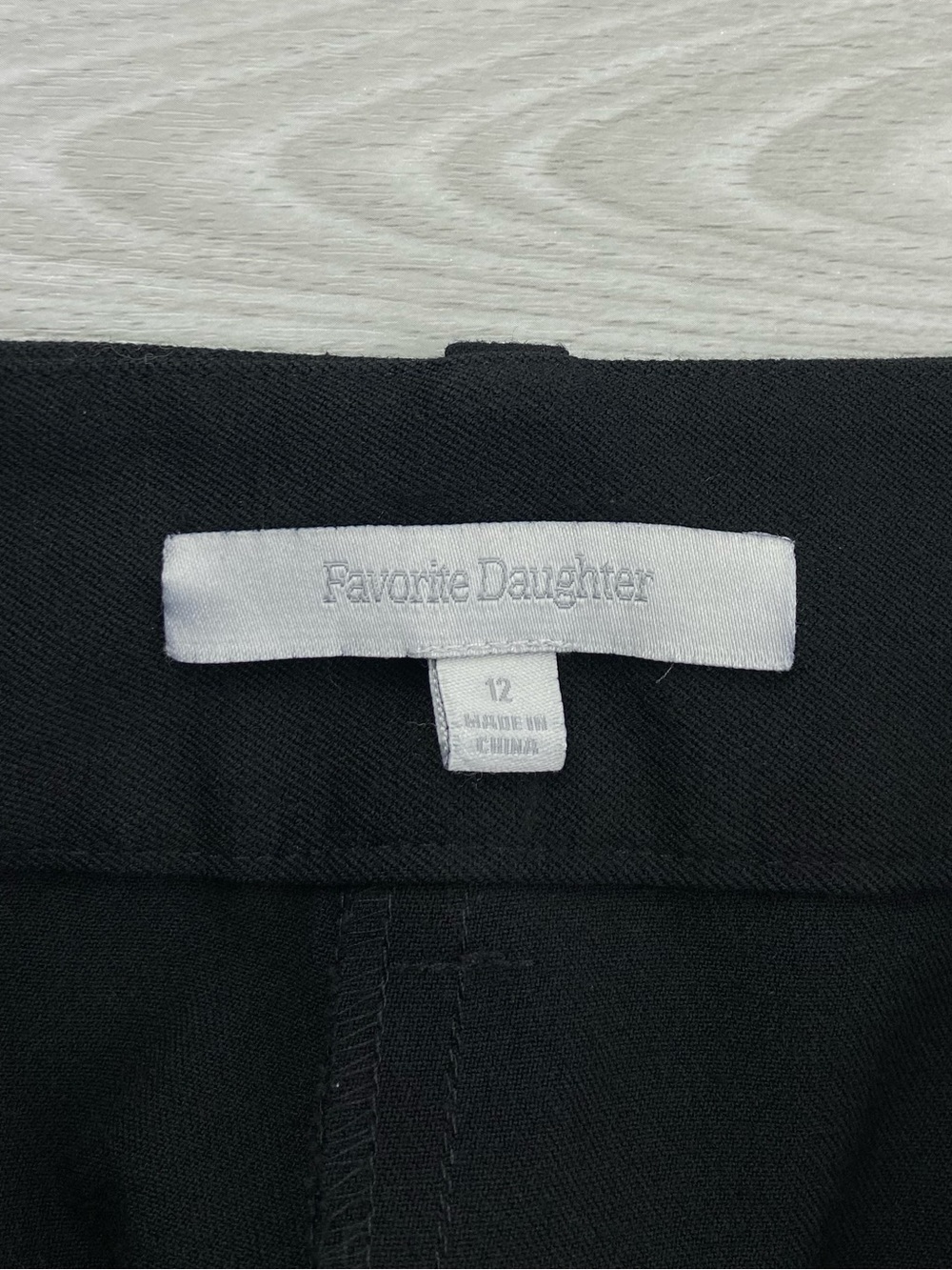 Favorite Daughter The Favorite Pant The Petite Pant High Waist Size 12 Black - Picture 10 of 15